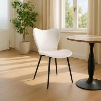 Esszimmerstuhl Maika Stoff creme 