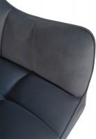 Esszimmerstuhl Swing Samt schwarz dunkelgrau 
