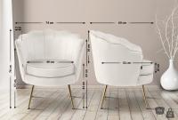 Stuhl Rosita Samt creme Stuhl Rosita Samt creme