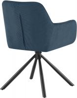 Stuhl Tipton Cord blau 