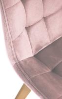 2er Set Stühle Brook Samt pink 