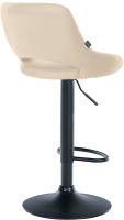 Barhocker Milet Kunstleder schwarz creme 
