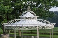 Dach für Luxus Pavillon Romantik 350 cm weiß 