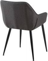 Esszimmerstuhl Vessa Stoff dunkelgrau 