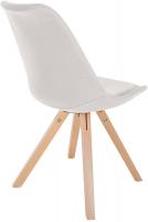 Stuhl Sofia Stoff Square creme 
