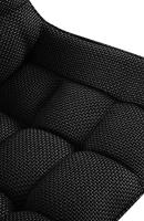 2er Set Stuhl Saranda Stoff schwarz titangrau 