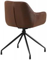 2er Set Esszimmerstuhl Welby Vintage  dunkelbraun