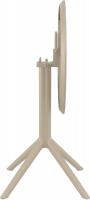 Klapptisch Sky rund taupe 