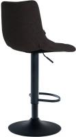 2er Set Barhocker Jerry Stoff schwarz schwarz 