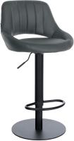 Barhocker HD Milet B Kunstleder grau