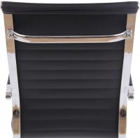 Bürostuhl Amadora Kunstleder schwarz 