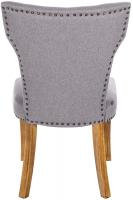 Esszimmerstuhl Zadar Stoff antik-hell grau 