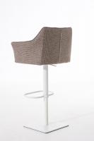 Barhocker Damaso W Stoff terrabraun 