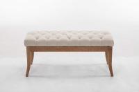 Sitzbank Ramses Stoff antik-hell 100 creme