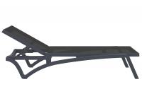 Sonnenliege Pacific dunkelgrau 