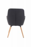 Lounger Aarhus Kunstleder natura schwarz 