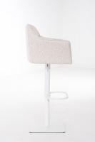 Barhocker Damaso W Stoff elfenbein 
