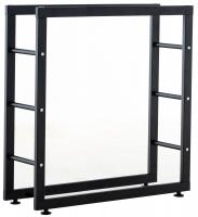 Kaminholzständer Keri V2 25x100x100 schwarz 