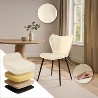 Esszimmerstuhl Maika Samt creme 