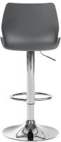2er Set Barhocker Gilbert Kunststoff grau 