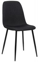4er Set Stühle Giverny Stoff schwarz 