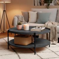 Couchtisch Corbitan 80 cm grau