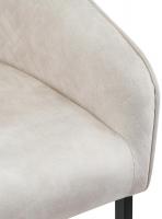 Esszimmerstuhl Jarik Vintage Samt creme 