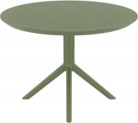 Tisch Sky rund 105 cm oliv 