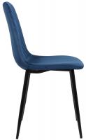 Stuhl Giverny Samt blau 