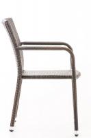 Polyrattan Stuhl Leonie braun 
