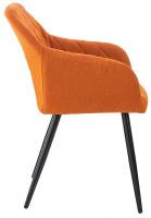 2er Set Esszimmerstuhl Shila Stoff orange 