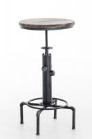 Stehtisch Lumos, Holz antik silber 