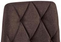 2er Set Esszimmerstuhl Clairton Stoff braun 