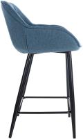 2er Set Barhocker Gibson Stoff  blau 