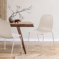 2er Set Stuhl Hardin hellgrau 