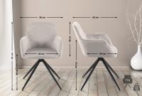 Esszimmerstuhl Olema Samt grau 