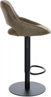 2er Set Barhocker HD Milet B Stoff taupe 