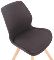 Stuhl Luna Stoff schwarz 