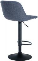 Barhocker Loft Stoff blau 