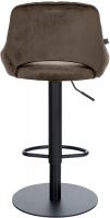 2er Set Barhocker HD Milet B Samt braun 