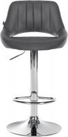 Barhocker Milet Kunstleder chrom grau 