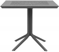 Tisch Lenval 80x80 cm dunkelgrau