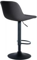 Barhocker Loft Kunstleder schwarz 