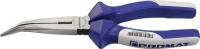 Flachrundzange L.200mm pol.40Grad gew.Mehrkomp.-Hülle PROMAT