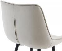 2er Set Barhocker Dartford Samt grau 