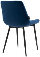 Esszimmerstuhl Victoria Samt blau 