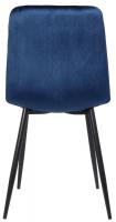 4er Set Stühle Dijon Samt blau 