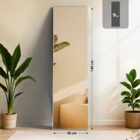 Spiegel Benicia 140x40 cm weiß matt 