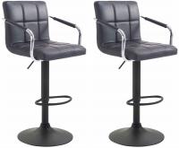 2er Set Barhocker Lucy V2 schwarz schwarz 