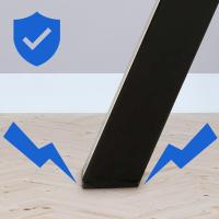 Esszimmerstuhl Lewes Samt creme 